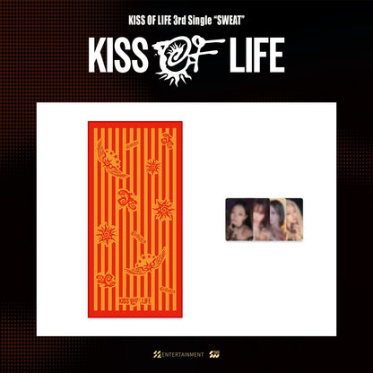 KISS OF LIFE - kiss of life - 3rd single "sweat" pop-up md 07. beach towel 1
