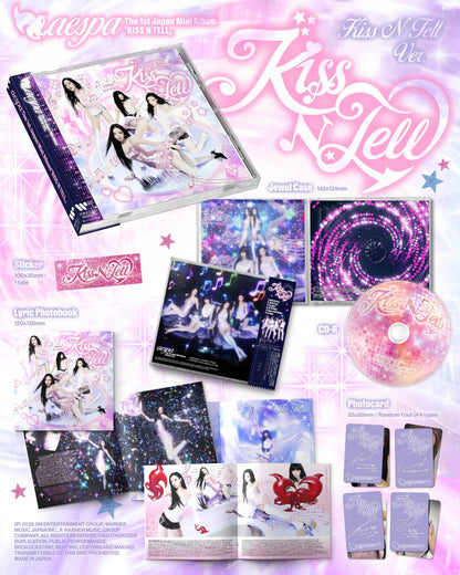 AESPA - Kiss N Tell (Limited Stocks) [Kiss N Tell Ver.]