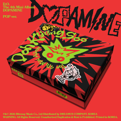 [POB] D.O - DOPAMINE (The 4th Mini Album) [FIZZ/POP Ver.] [RANDOM]