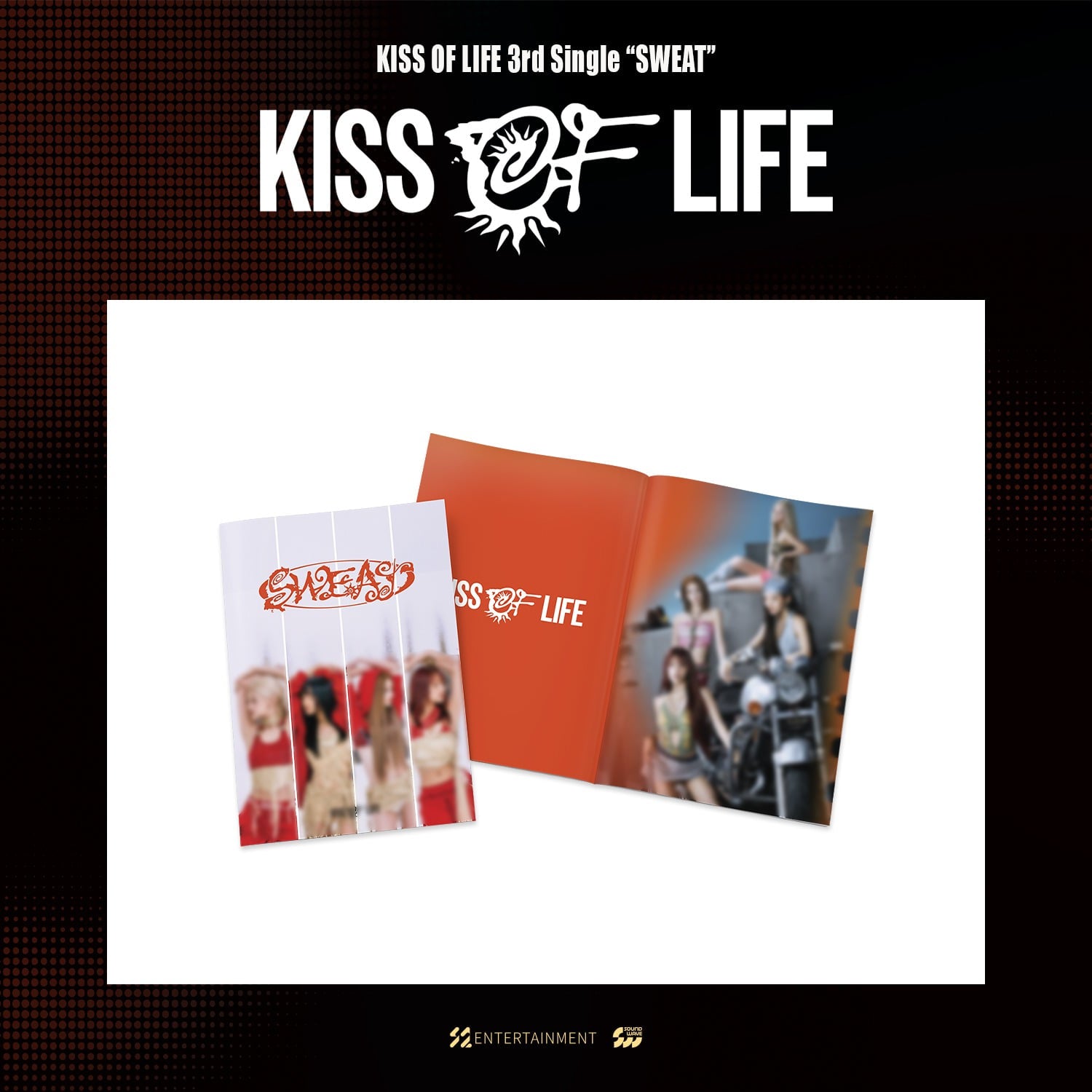 KISS OF LIFE - kiss of life - 3rd single "sweat" pop-up md 09. behind mini photobook 1