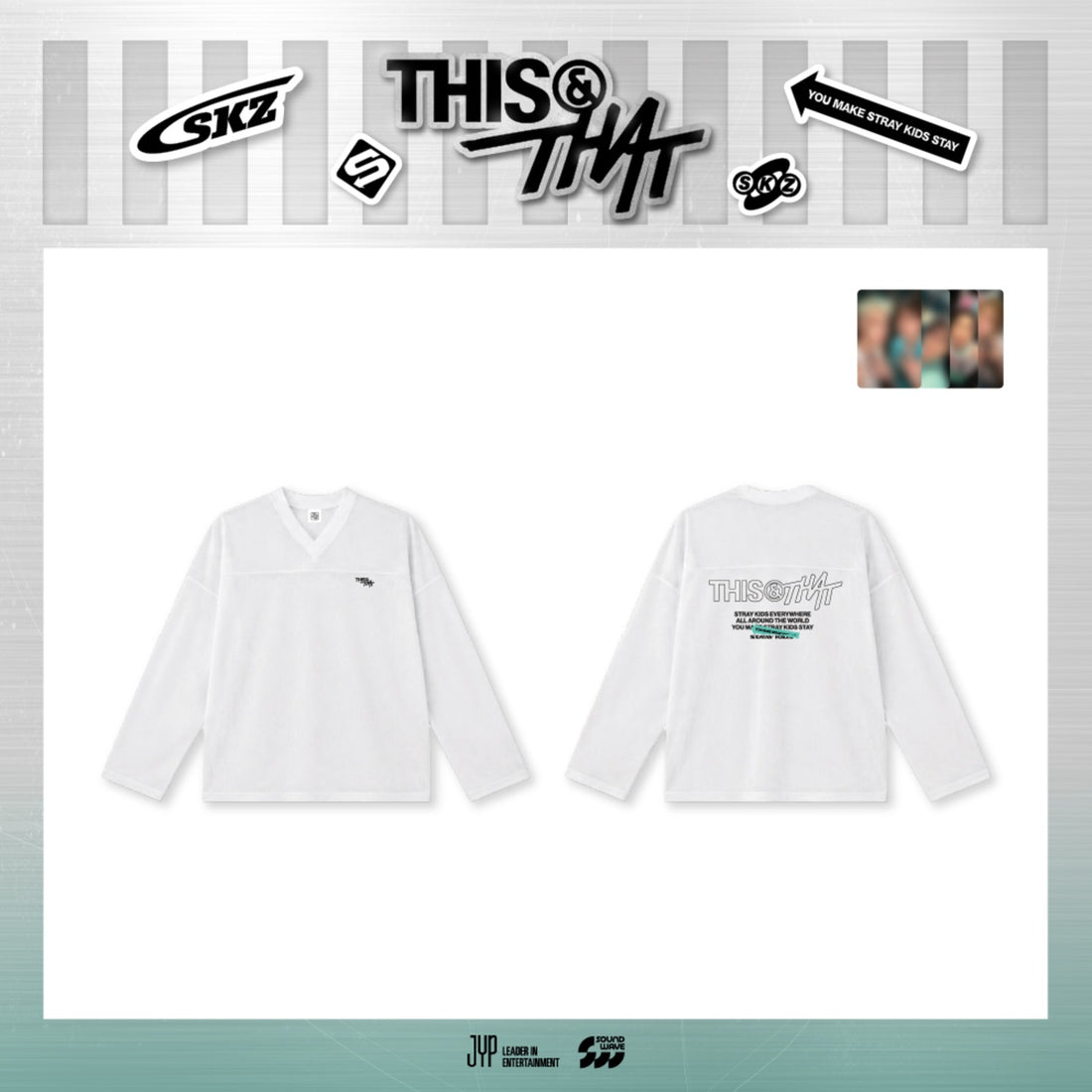 STRAY KIDS - [week 1] stray kids - [this &amp; that] pop-up store md 10. mesh long sleeve 2