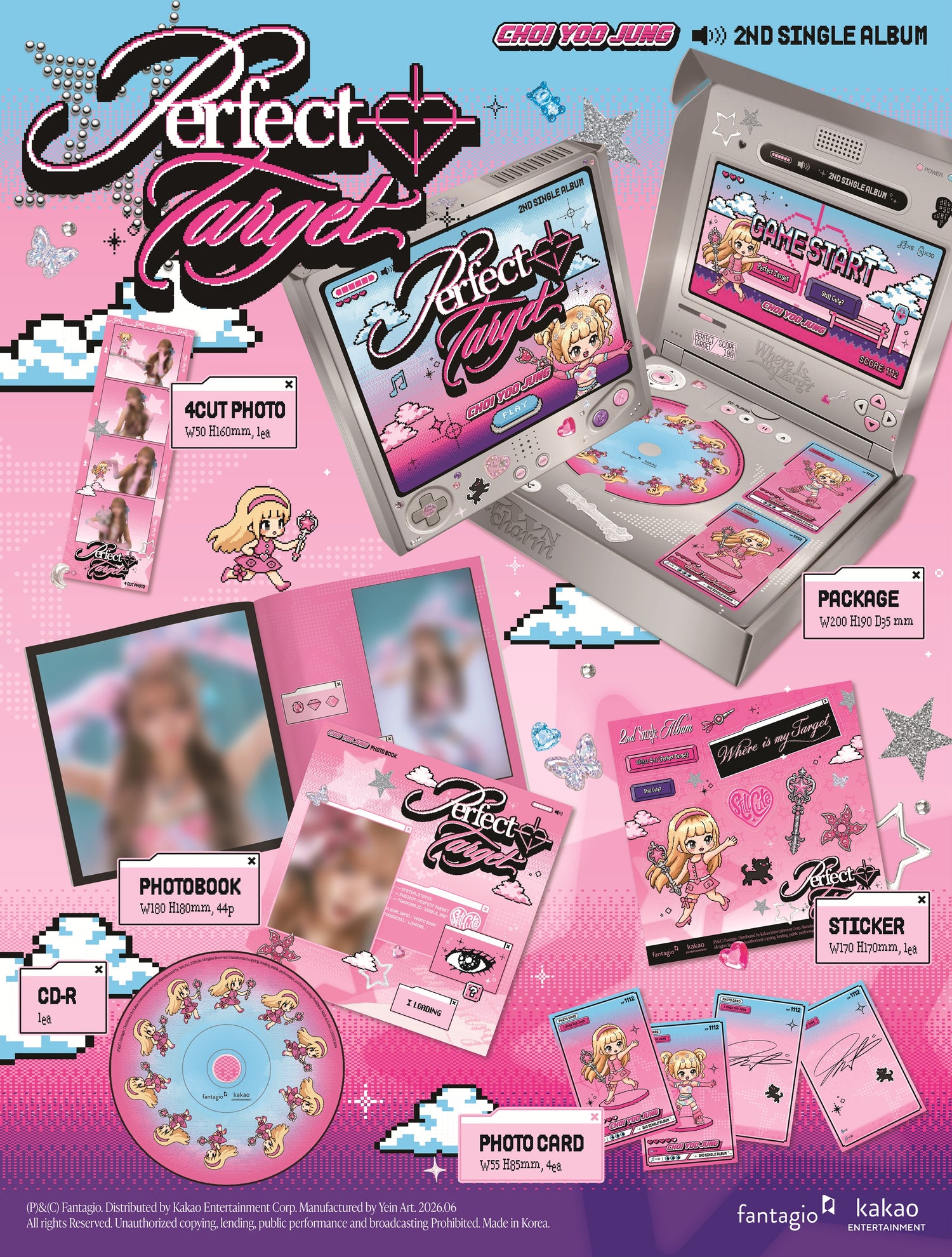 [POB] CHOI YOOJUNG - Perfect Target (2nd Single Album)
