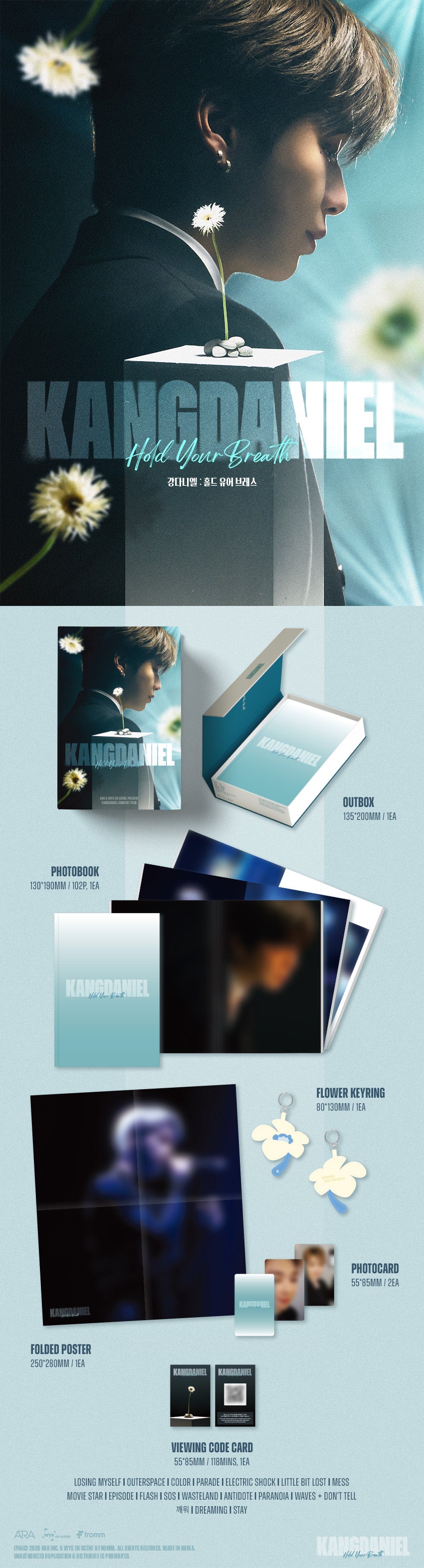 KANG DANIEL – HOLD YOUR BREATH [Viewing Code] Package Shot