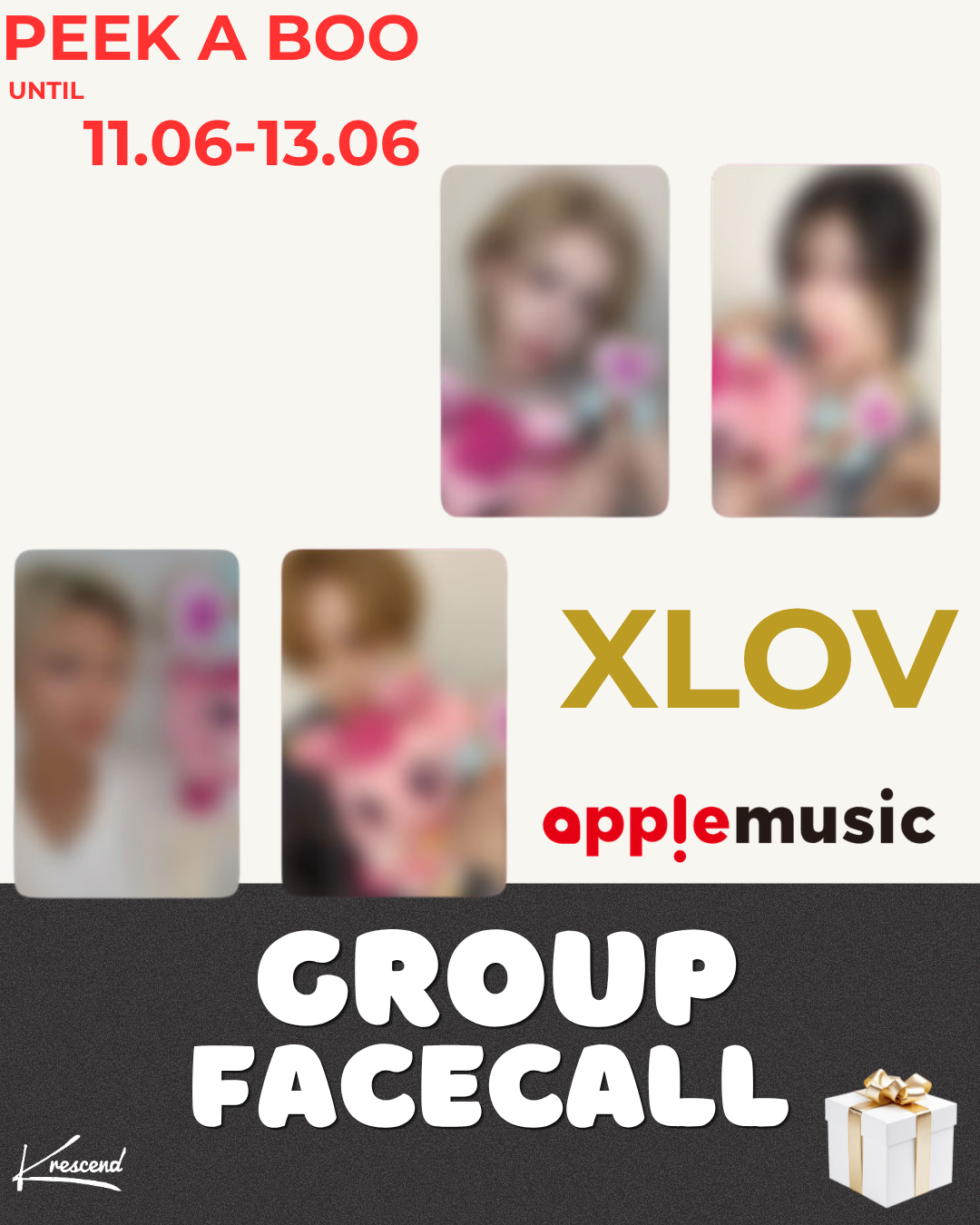 XLOV (엑스러브) - I,God (2nd Mini Album) [RANDOM] [APPLE MUSIC] [LuckyDraw] [Facecall]