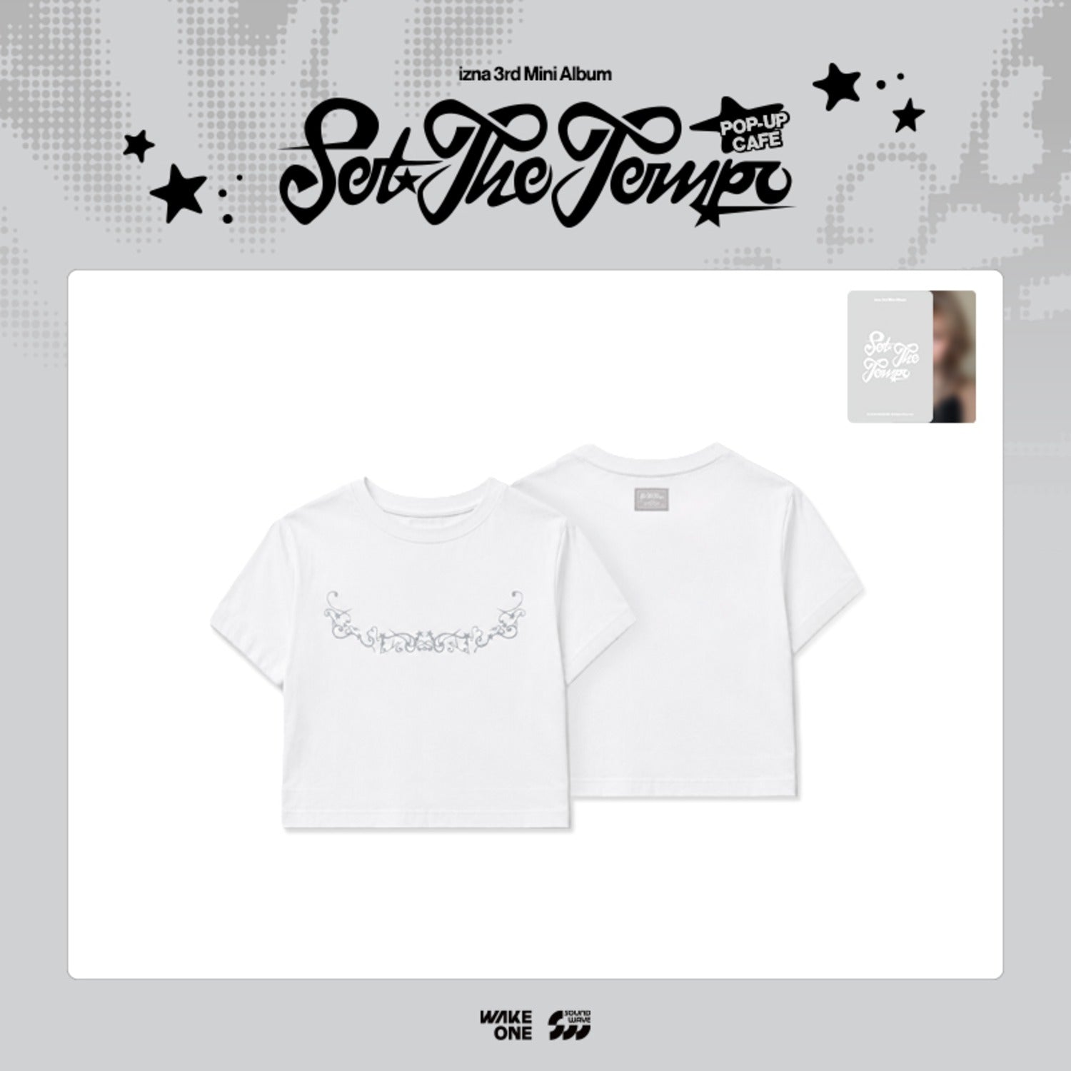 IZNA - *2nd open* izna - pop-up store [set the tempo] md 12. crop t-shirt (crop top) 2