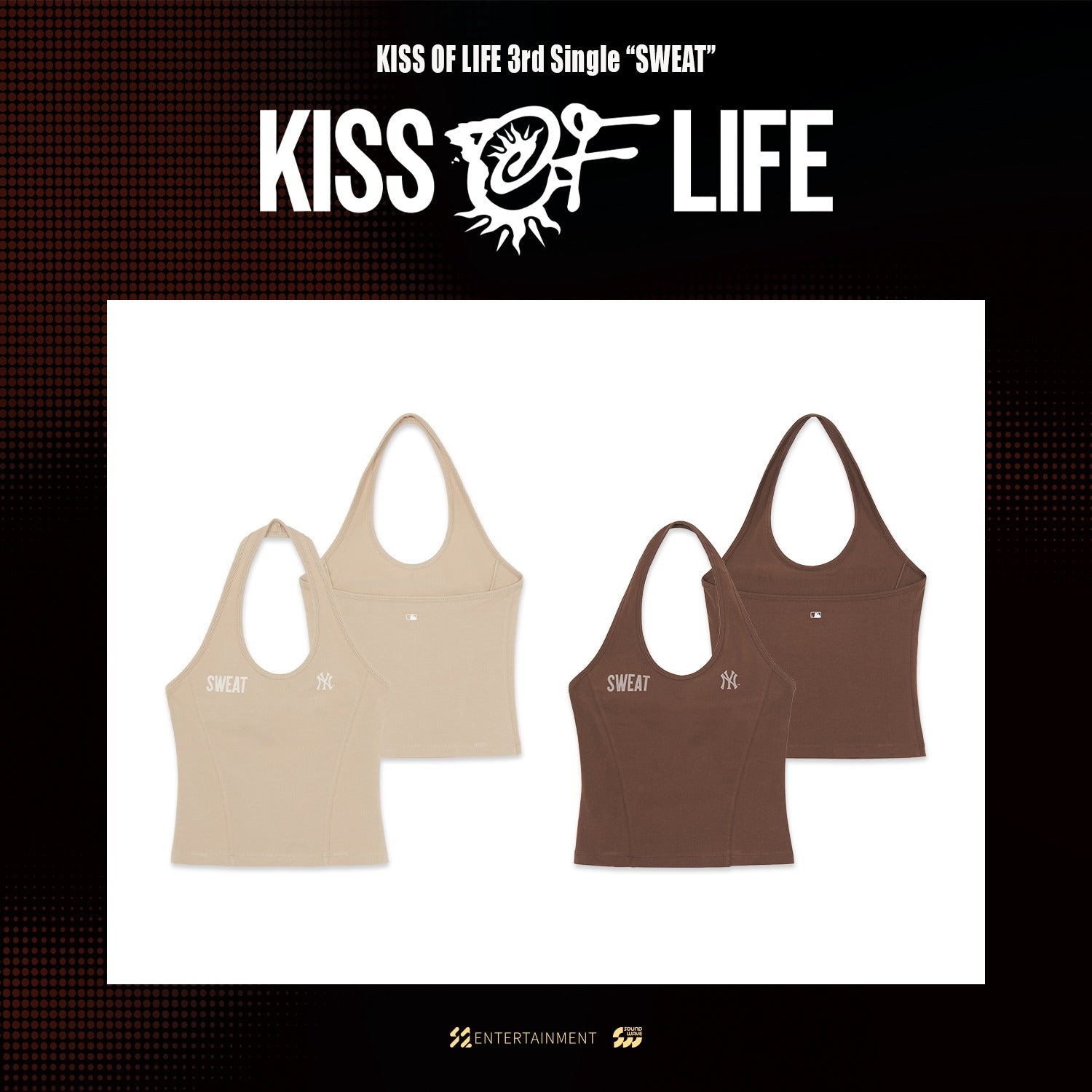 KISS OF LIFE - kiss of life - 3rd single "sweat" pop-up md 13. mlb x kiof sweat women&