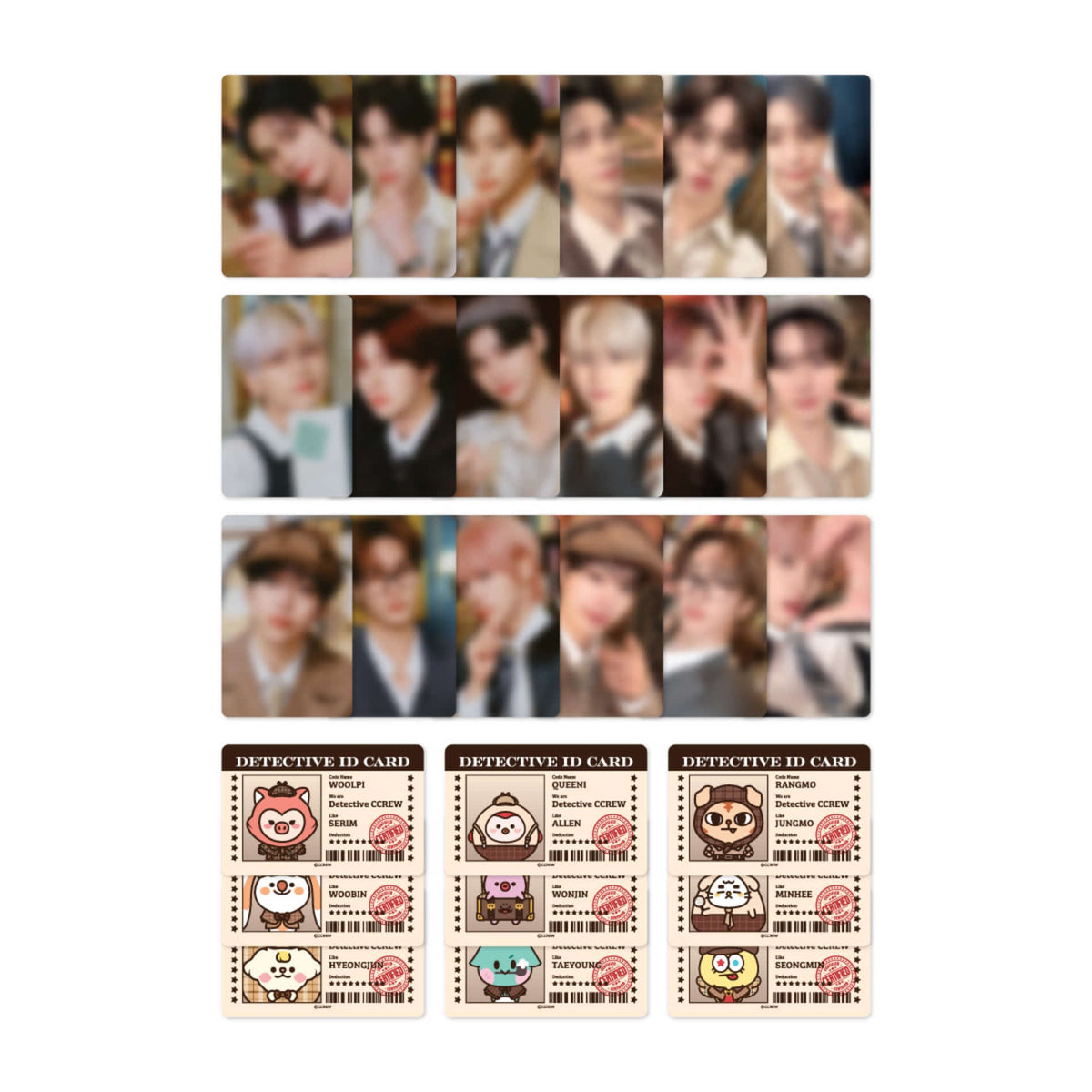 CRAVITY - 2026 character detective ccrew pop-up store random photo card pack 1