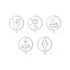 KATSEYE - official light stick dream charm 1