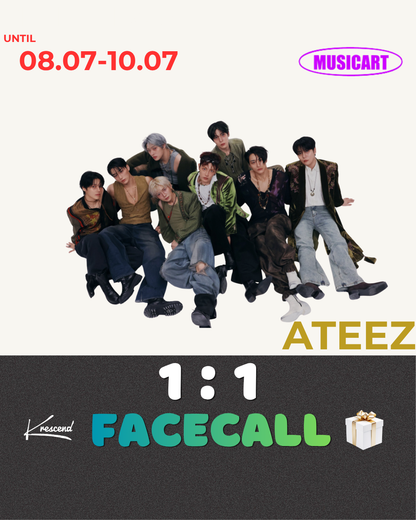 [HONGJOONG] ATEEZ - GOLDEN HOUR [Standard Ver.] [RANDOM] [MUSICART] [LuckyDraw] [Facecall]