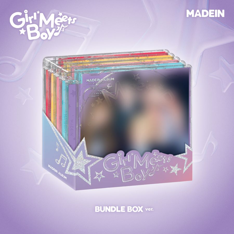 MADEIN Girl Meets Boy album 5 versions set thumbnail bundle box version