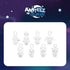ATEEZ - x aniteez pop-up [aniteez in deja vu] md 02. silver aniteez plush keyring 1
