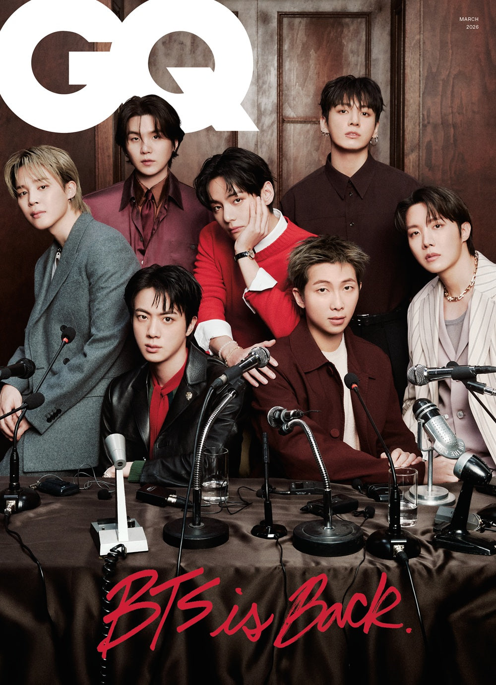 GQ Korea March 2026 Issue Cover: BTS