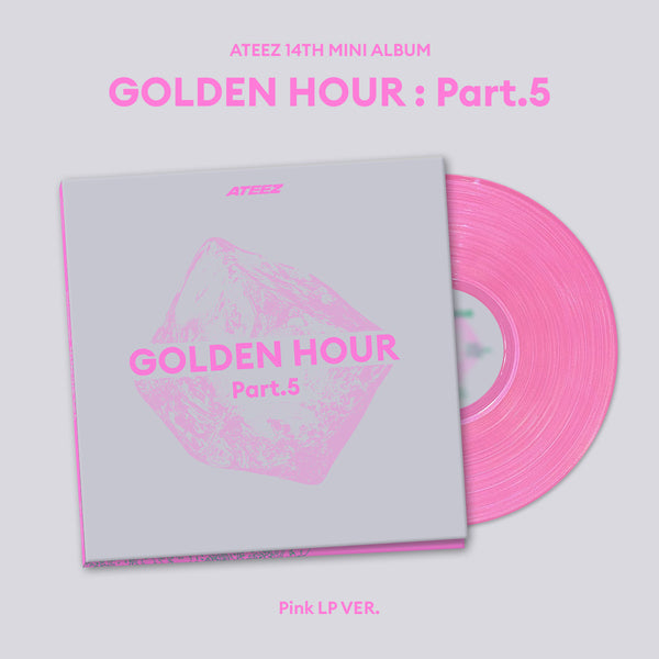 ATEEZ - GOLDEN HOUR : Part.5 (Limited Stocks) [Pink LP Ver.]
