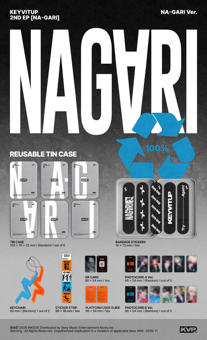 KEYVITUP - NA-GARI (2ND EP) [NA-GARI Ver.] [SET]