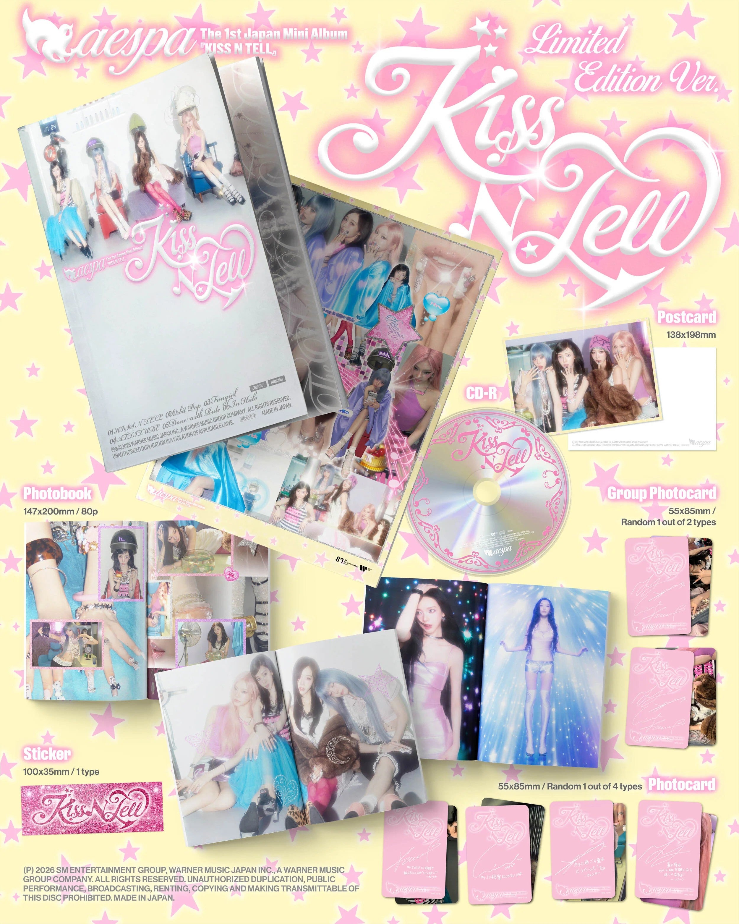 AESPA - Kiss N Tell [Limited Edition Ver.]