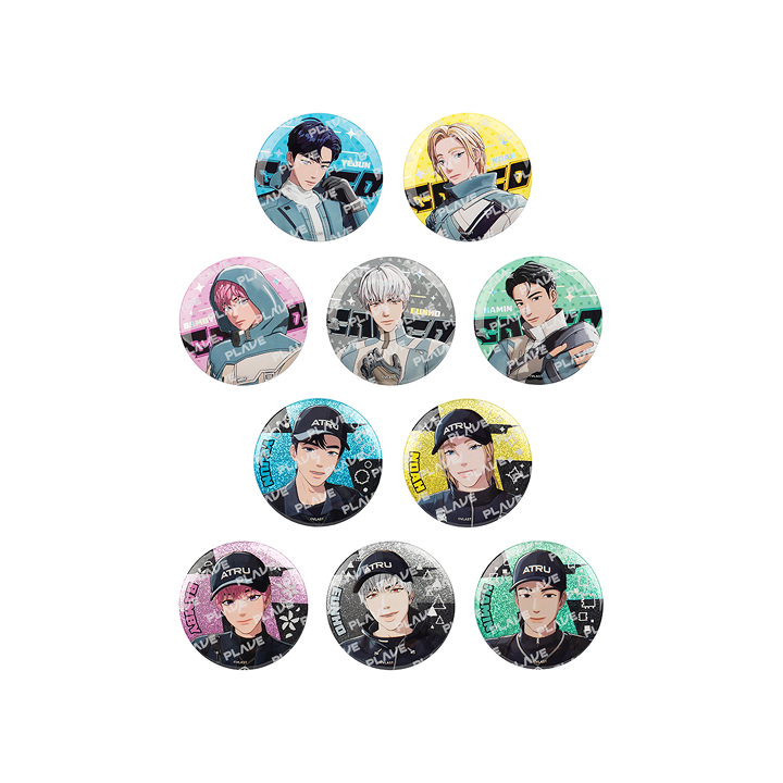 PLAVE - born savage trading can badge 1