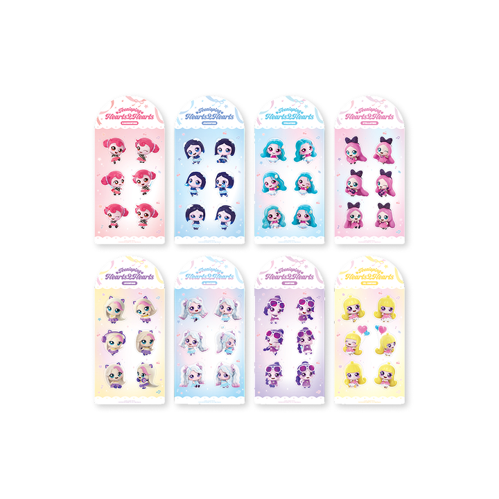 HEARTS2HEARTS - removable luggage sticker 1