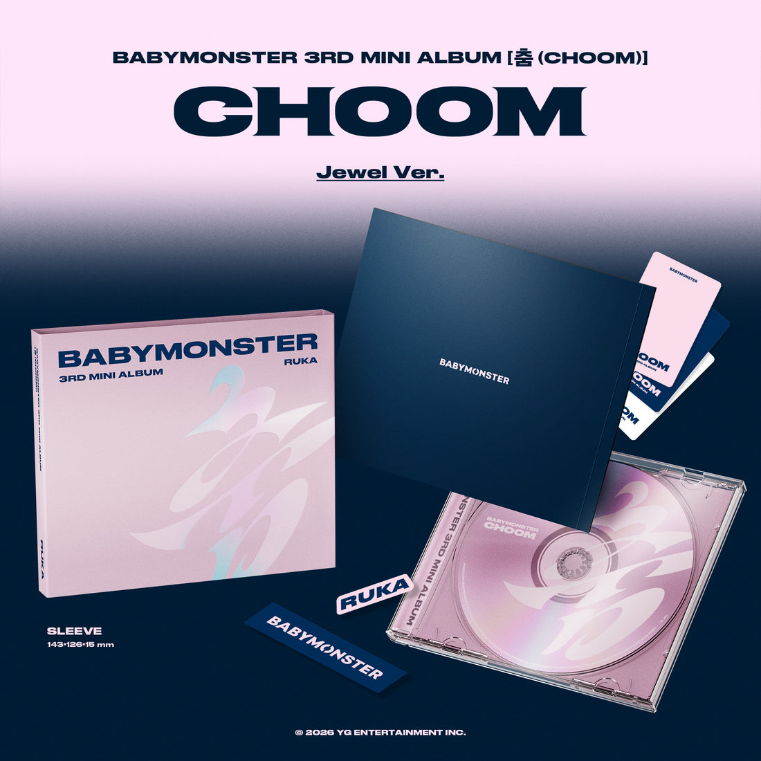BABYMONSTER CHOOM Jewel Ver. (3rd MINI ALBUM) 
