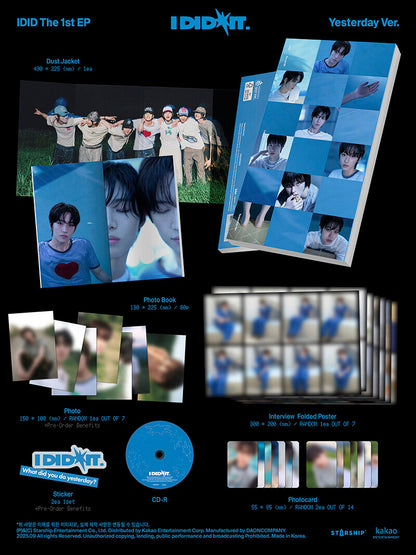 IDID - I did it (The First Mini Album) [RANDOM] [APPLE MUSIC] [POB] [LUCKY DRAW] [FACECALL EVENT]