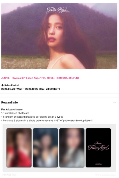 [POB] Jenny - Fallen Angel (EP) [SET]