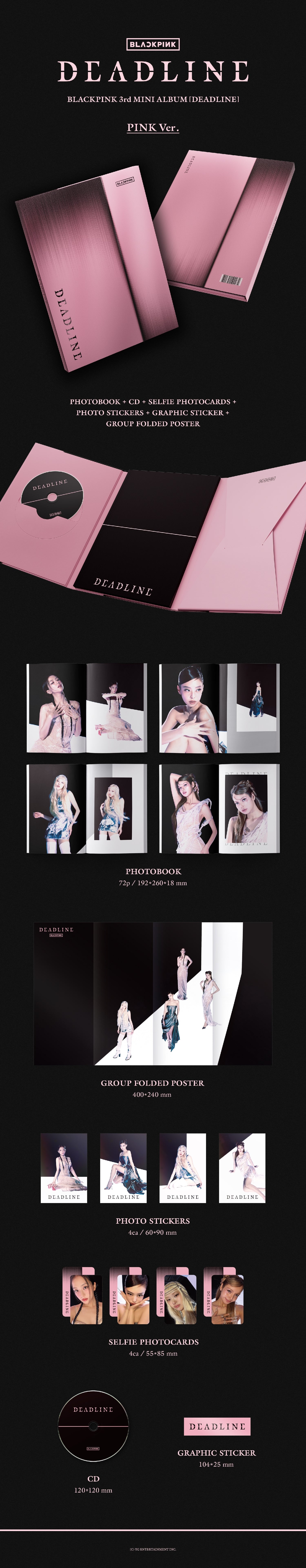 BLACKPINK – DEADLINE (3rd Mini Album) [Pink Ver.] – Krescend