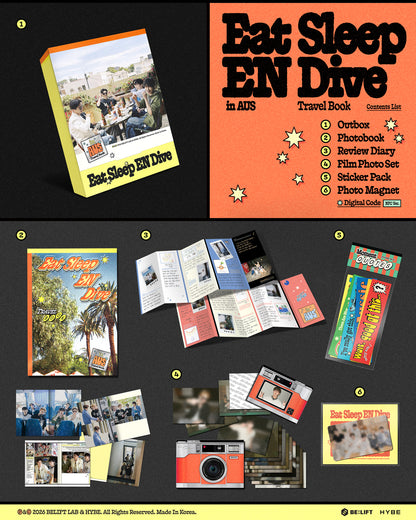 [POB] [PHOTOBOOK] ENHYPEN - 먹고 자고 빠지고 in 호주 (TRAVEL BOOK)