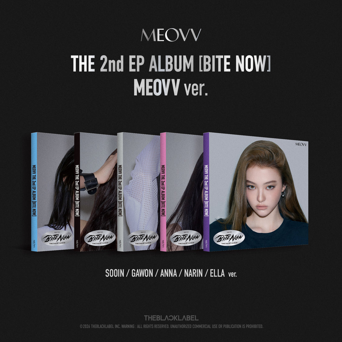 MEOVV (미야오) - BITE NOW (THE 2nd EP ALBUM) [MEOVV] [RANDOM]