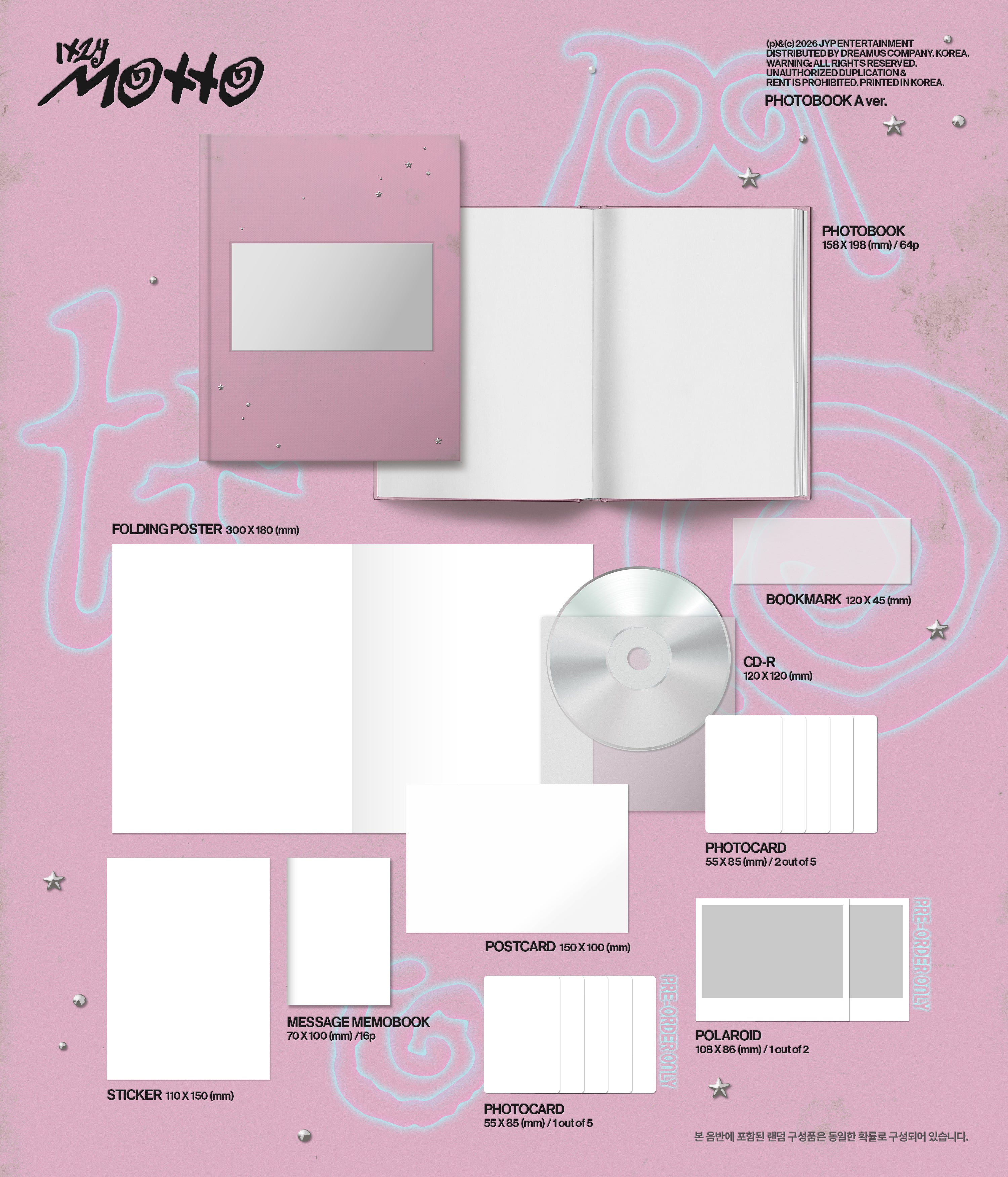 ITZY (있지) - Motto [PHOTOBOOK Ver. / 3 versions set RANDOM]