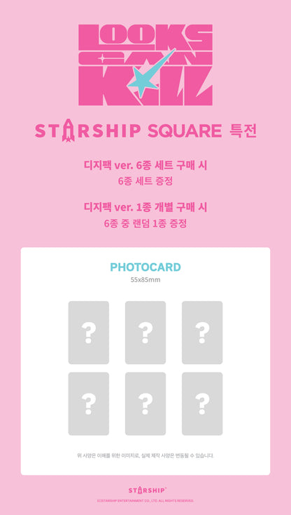 IVE - Looks Can Kill (Limited Edition) [DIGIPACK Ver.] [CHOOSE] [STARSHIP SQUARE]