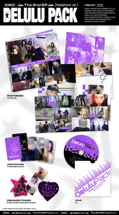 KIIIKIII (키키) – Delulu Pack (2. EP-Album) [Headphone Ver.]