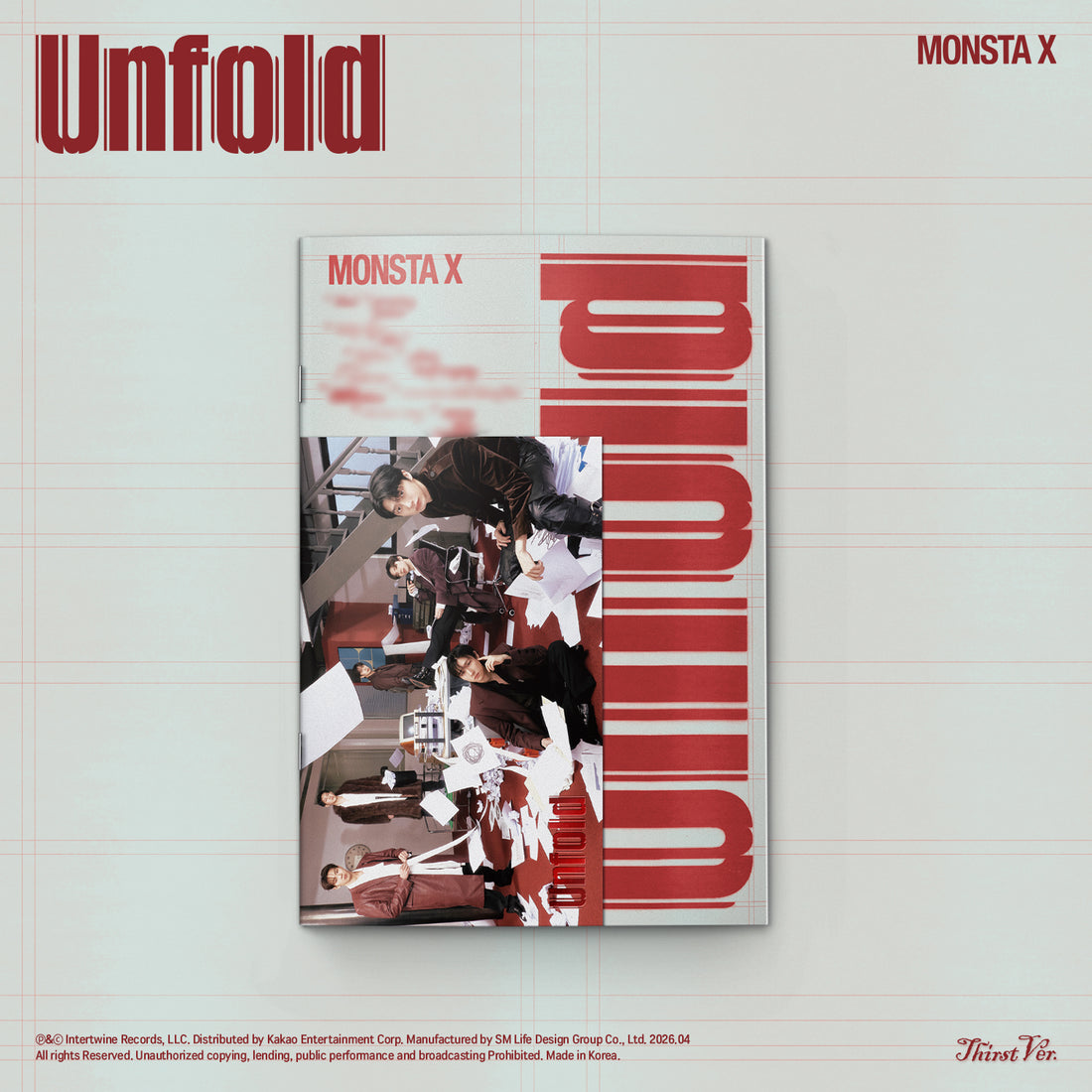 MONSTA X Unfold (US Full Album) (Thirst Ver.)