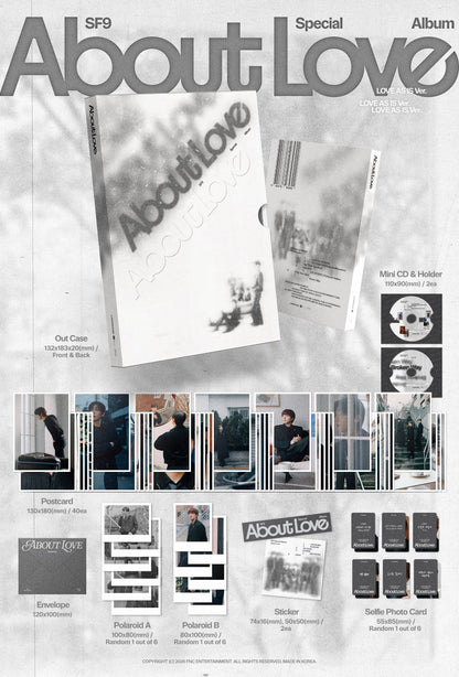 SF9 About Love (Special Album) (LOVE AS IS Ver. / LOVED ONE Ver.) image