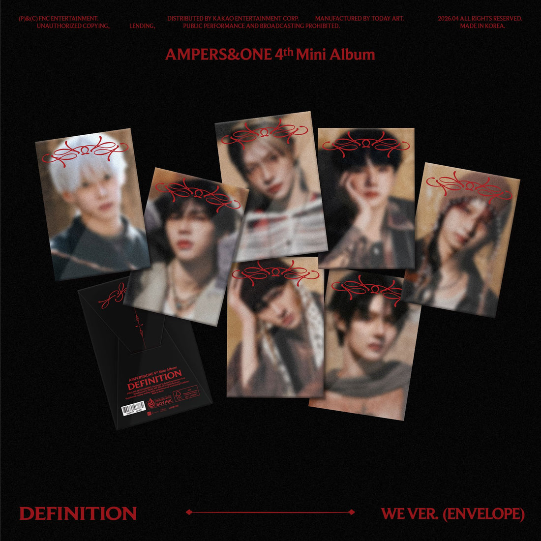 AMPERS&amp;ONE DEFINITION (4th Mini Album) (WE Ver.) [7 versions set].