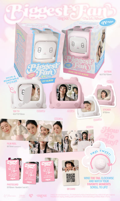 RED VELVET (레드벨벳) IRENE - Biggest Fan (TV Ver.) (1st Full Album) (WHITE Ver. / PINK Ver.) image