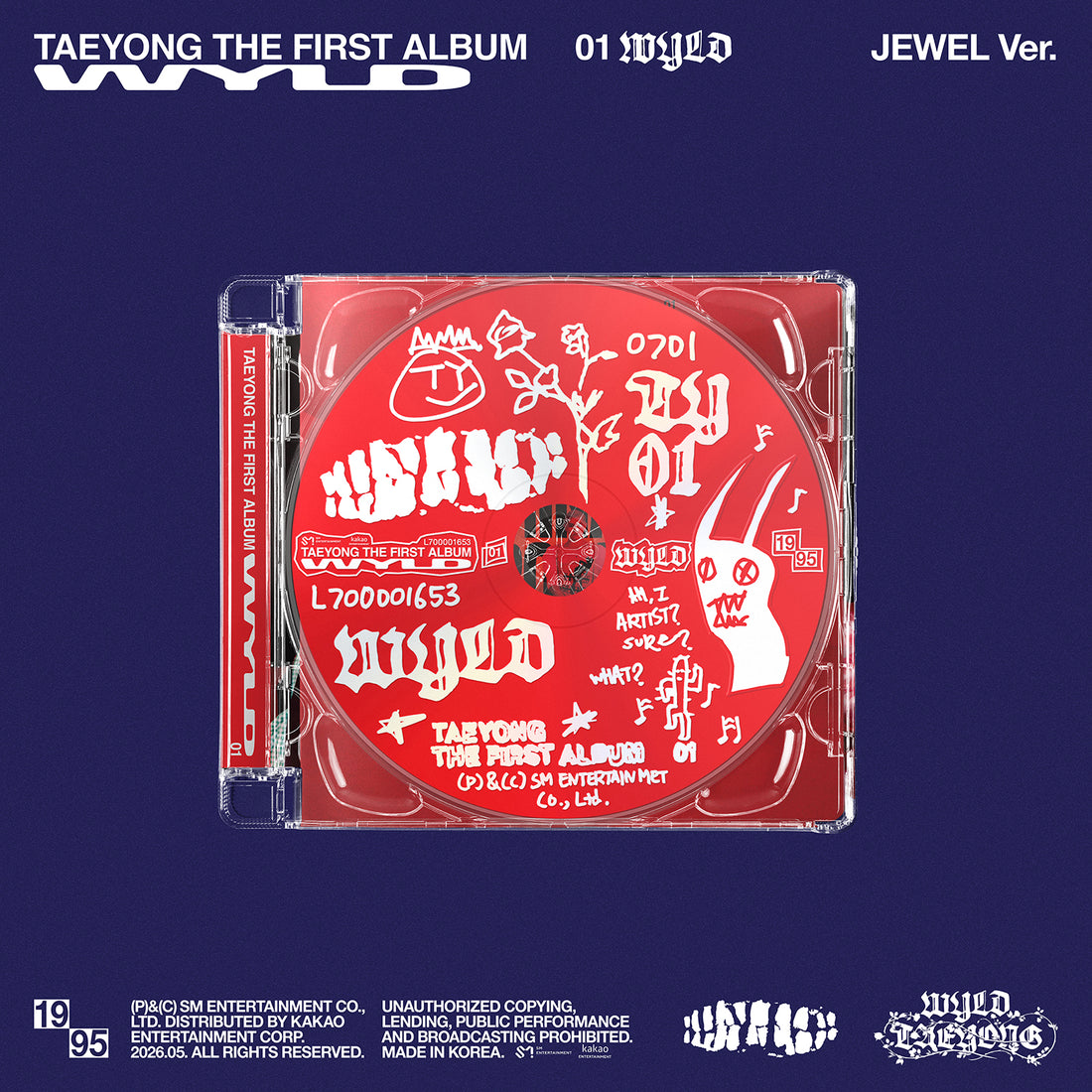 TAEYONG (태용) - WYLD (1st Regular Album) [Jewel Case][KTWON4U, WITHMUU, EVERLINE]