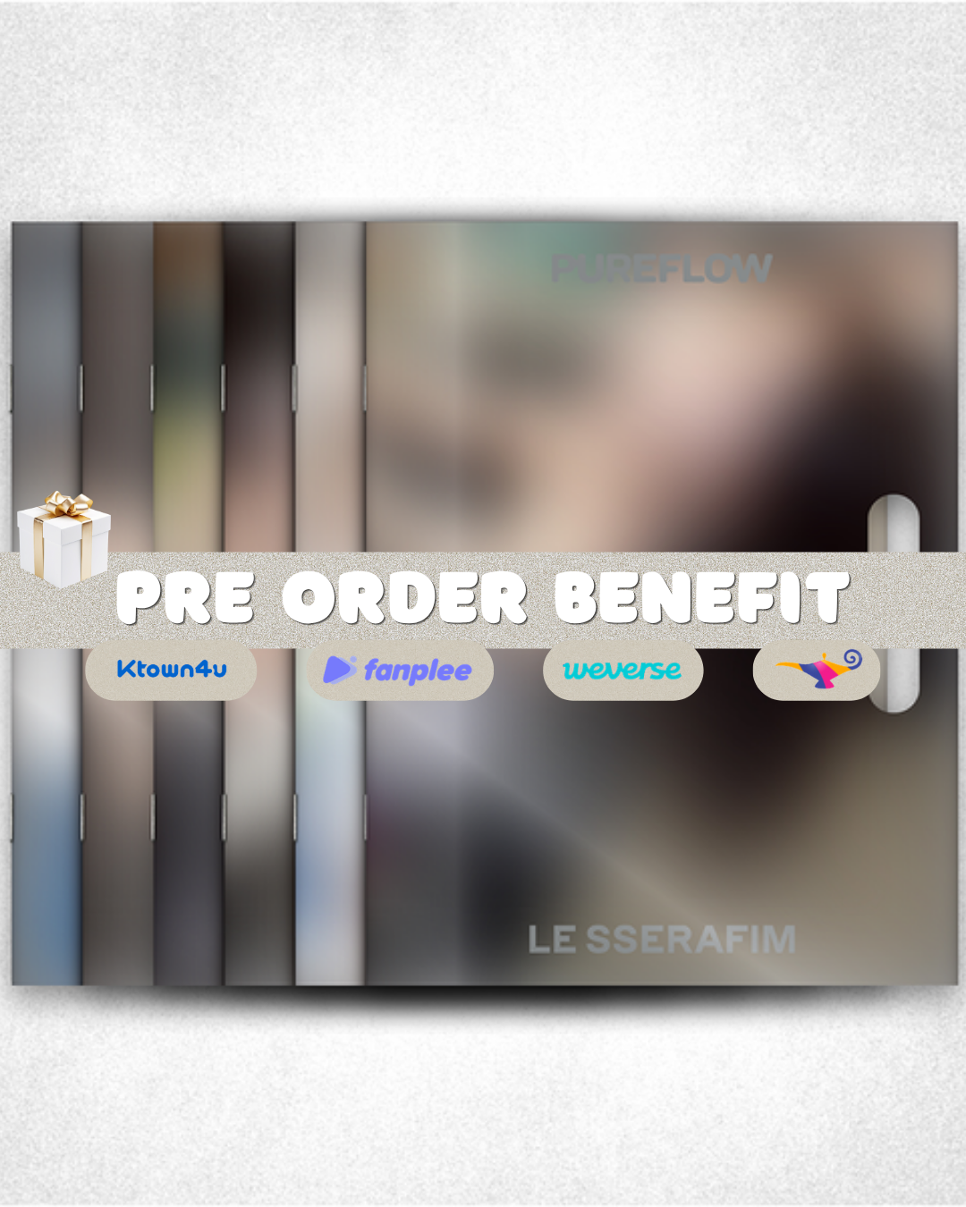 LE SSERAFIM (르세라핌) - PUREFLOW pt.1 (2nd Studio Album) [COMPACT Ver.] [SET]