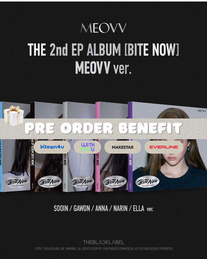MEOVV (미야오) - BITE NOW (THE 2nd EP ALBUM) [MEOVV] [RANDOM]