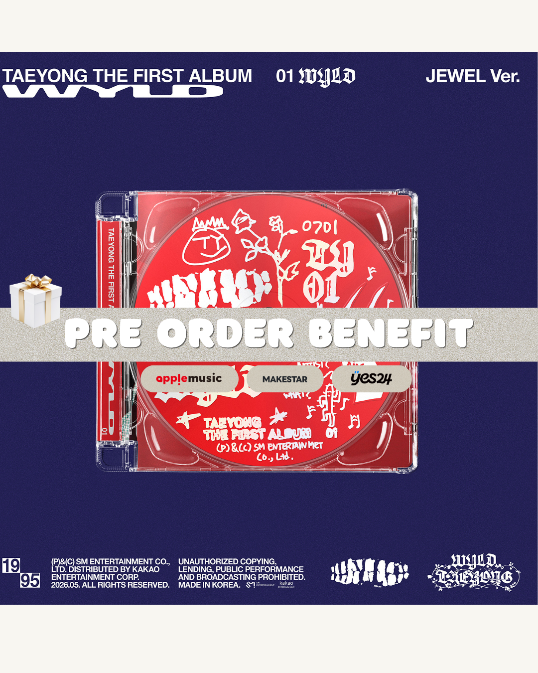 TAEYONG (태용) - WYLD (1st Regular Album) [Jewel Case]