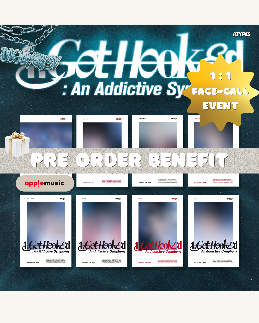 [FACE CALL EVENT][APPLE MUSIC] MODYSSEY - 1. Got Hooked: An Addictive Symphony [CHOOSE]