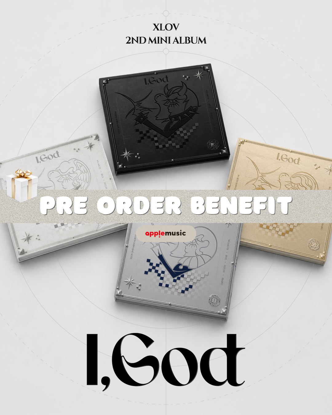 XLOV (엑스러브) - I,God (2nd Mini Album) [SET]