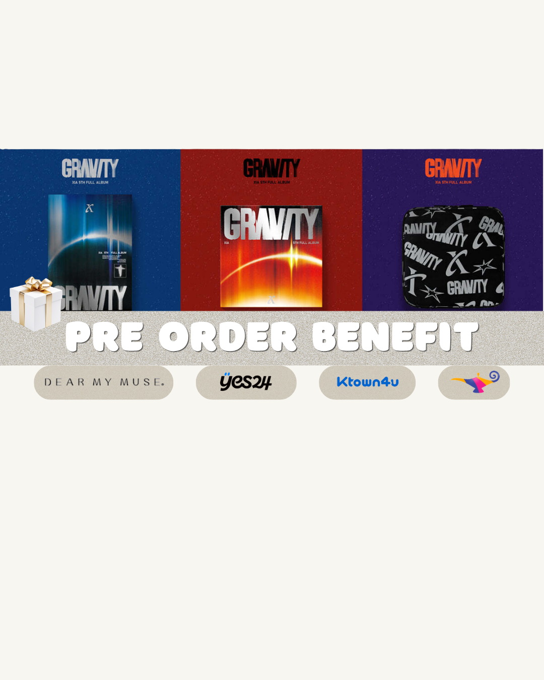 XIA - GRAVITY (5th FULL ALBUM) [CHOOSE]