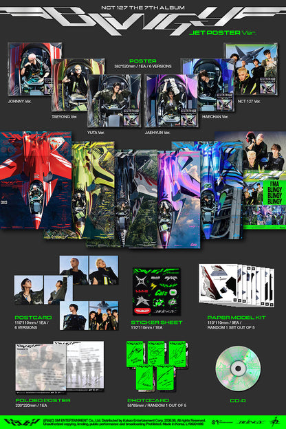 NCT127 - BLINGY (7th Album) [JET Poster Ver.] [RANDOM] [MAKESTAR]