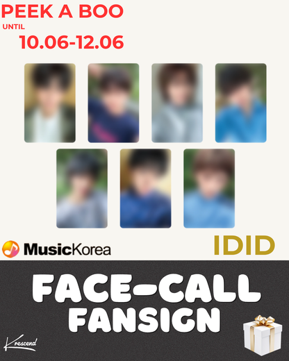 IDID - I did it (The First Mini Album) [RANDOM] [MUSIC KOREA] [LuckyDraw] [Facecall]