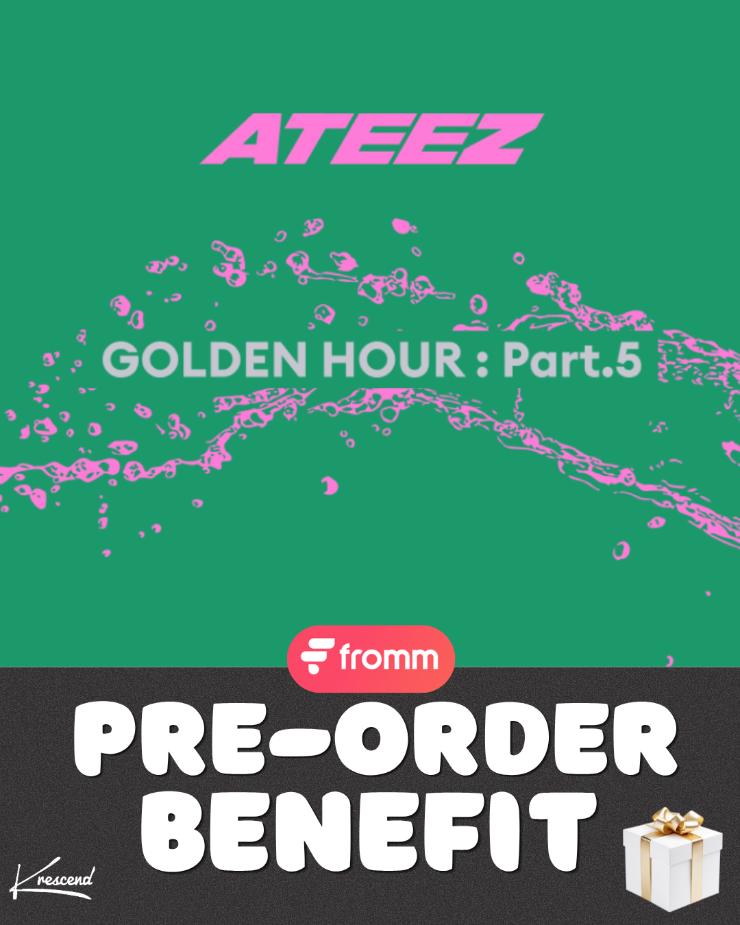 ATEEZ - GOLDEN HOUR [Standard Ver.] [RANDOM] [FROMM]