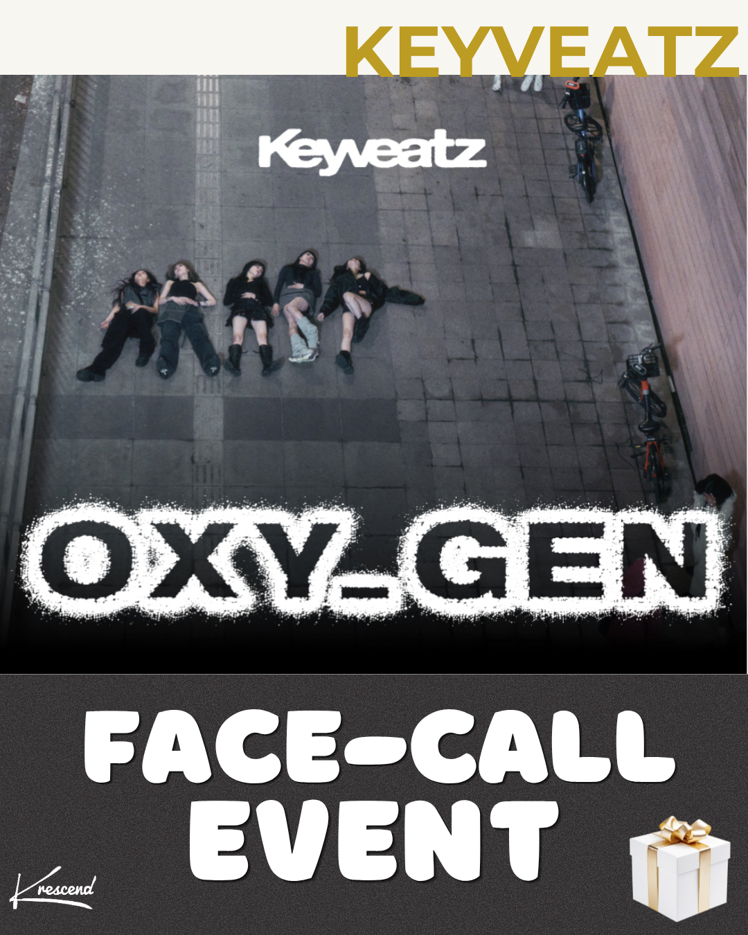 Keyveatz - OXY_GEN (1st EP ALBUM) [EVERLINE] [LuckyDraw] [Facecall]