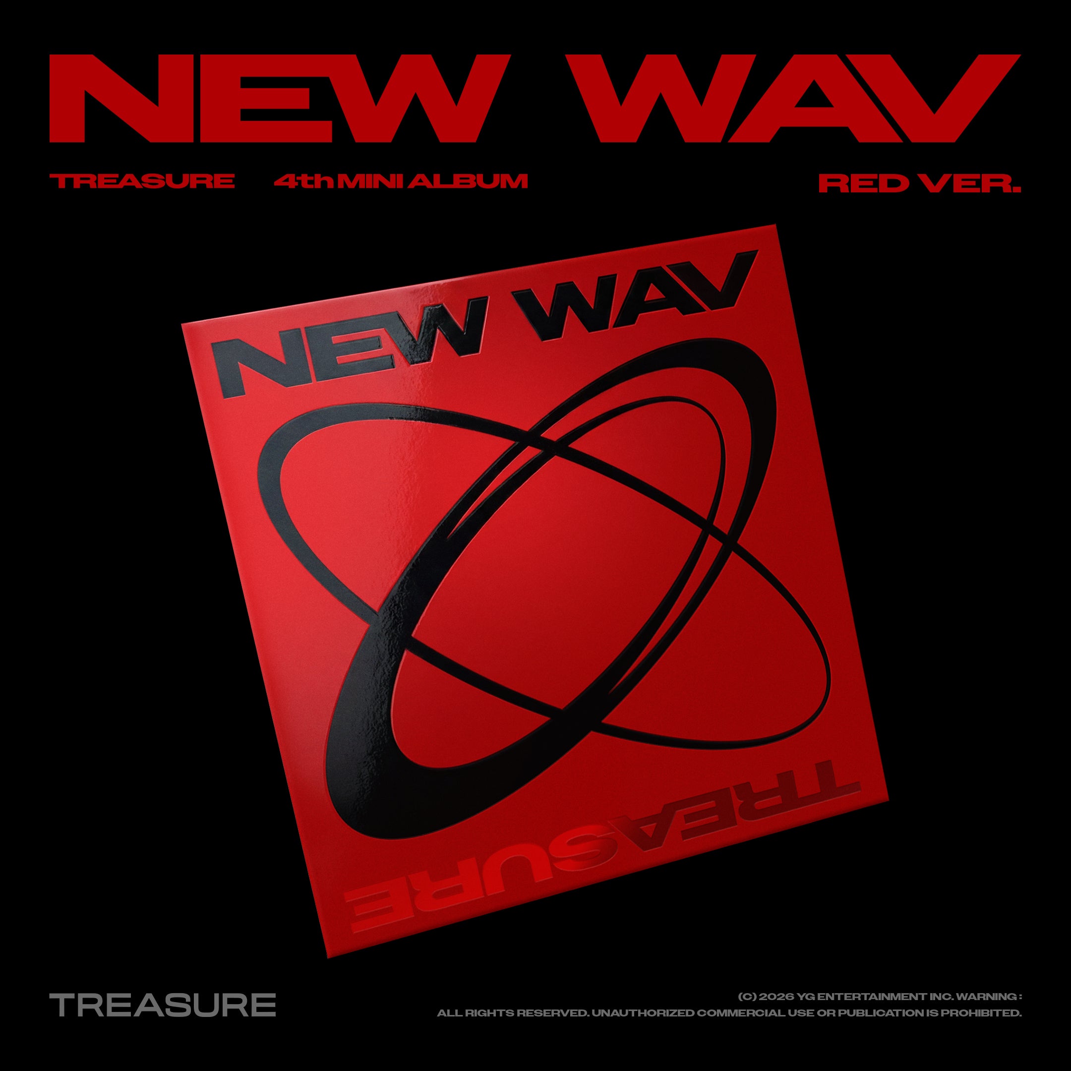 TREASURE (트레저) - NEW WAV (4th Mini Album) [RED/ICE] 