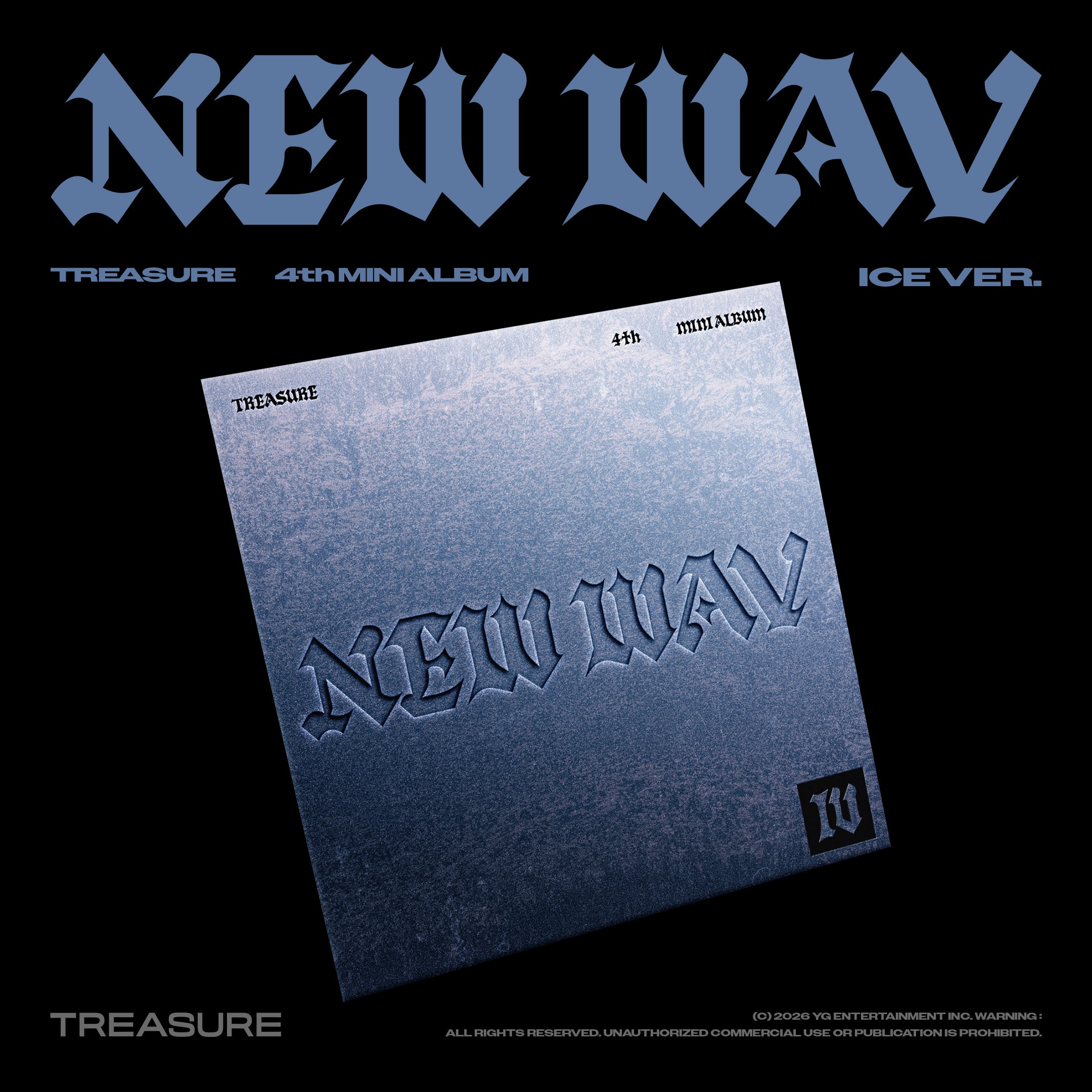 TREASURE (트레저) - NEW WAV (4th Mini Album) [RED/ICE] [CHOOSE]