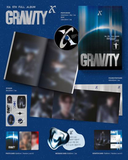XIA - GRAVITY (5th FULL ALBUM) [SET] [Cosmic+Orbit Ver.]