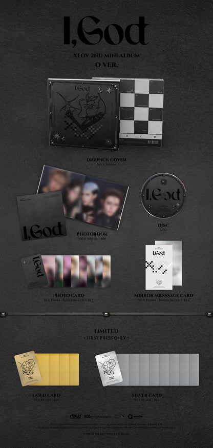 XLOV (엑스러브) - I,God (2nd Mini Album) [CHOOSE]
