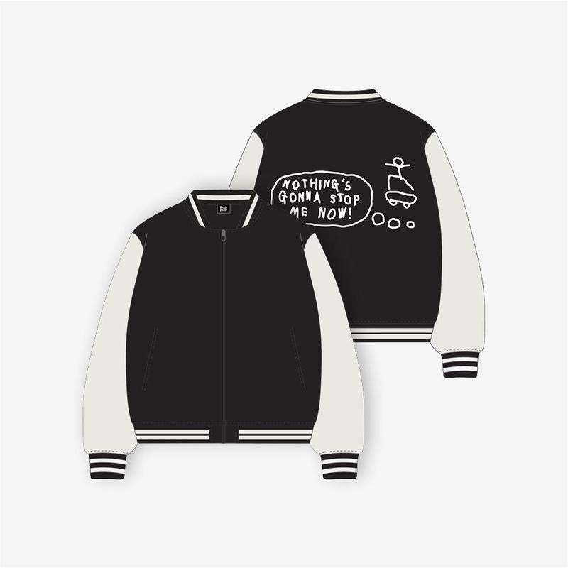 KICKFLIP - knitted varsity jacket - [flip it, kick it!] pop-up store 1